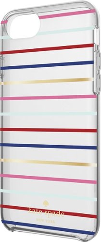  kate spade new york - Protective Hardshell Case for Apple® iPhone® 7 - Surprise Stripe Gold/Multi