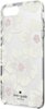kate spade new york - Protective Hardshell Case for Apple® iPhone® 8 Plus - Cream with Stones/Hollyhock Floral Clear-Front_Standard 