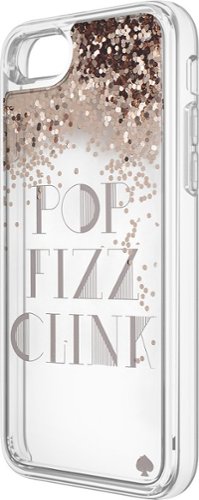  kate spade new york - Clear Liquid Glitter Case for Apple® iPhone® 7 - Pop fizz clink rose gold