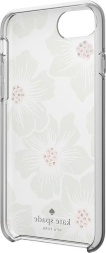 kate spade new york Protective Hardshell Case for Apple iPhone SE (3rd Generation) and iPhone 8/7/6/6s - Hollyhock Floral Clear/Cream with Stones WHERE TO BUY