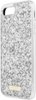 kate spade new york - Exposed Glitter Case with Metallic Bumper for Apple® iPhone® 7 Plus - Silver/Exposed glitter silver-Front_Standard