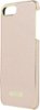 kate spade new york - Wrap Case for Apple® iPhone® 8 Plus - Saffiano Rose Gold/Gold Logo Plate-Front_Standard