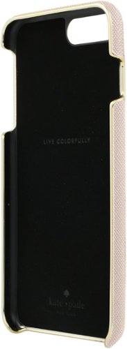 kate spade new york Wrap Case for Apple iPhone 8 Plus - Saffiano Rose Gold/Gold Logo Plate HOW TO BUY