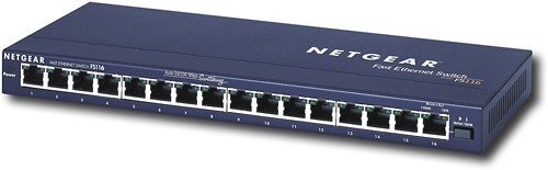  NETGEAR - 16-Port 10/100 Mbps Fast Ethernet Unmanaged Switch