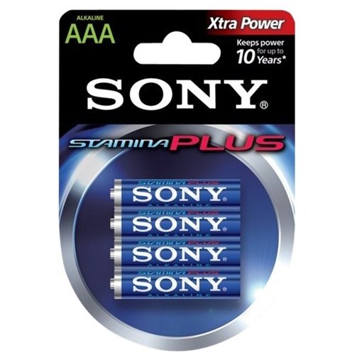  Sony - Stamina Plus AAA Batteries (4-Pack)