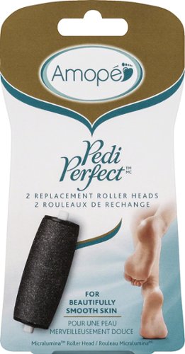  Amope - Pedi Perfect™ Regular Coarse Roller Heads with Diamond Crystals (2-Pack)