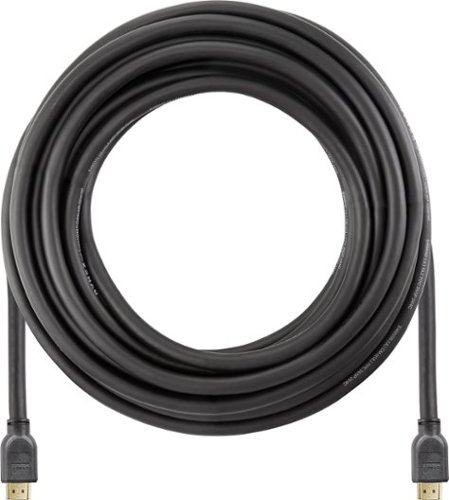  Dynex™ - 25' 4K Ultra HD HDMI Cable - Black