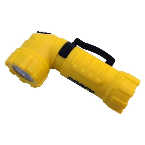 Dorcy 9 LED Angle Head Flashlight - Yellow WORLDWIDE DELIVERY
