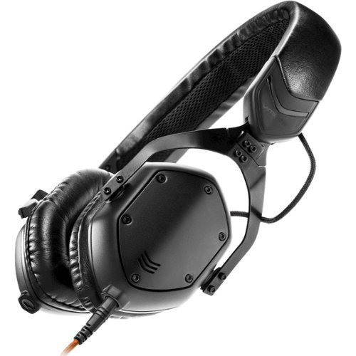 V-MODA - XS Wired On-Ear Headphones - Matte Black-Front_Standard 