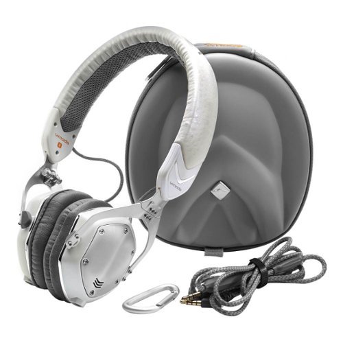V-MODA XS Wired On-Ear Headphones - White Silver GLOBAL SHIPPING