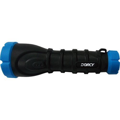 Dorcy - 110 Lumen LED Handheld Flashlight - Black with blue