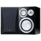 Yamaha - 8" 3-Way Bookshelf Speakers (pair) - Black-Front_Standard