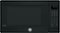 GE - 1.5 Cu. Ft. Mid-Size Microwave - Black on Black-Front_Standard