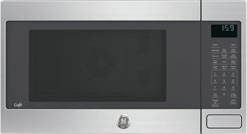  Café - 1.5 Cu. Ft. Mid-Size Microwave - Stainless steel