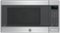 Café - 1.5 Cu. Ft. Mid-Size Microwave - Stainless steel-Front_Standard
