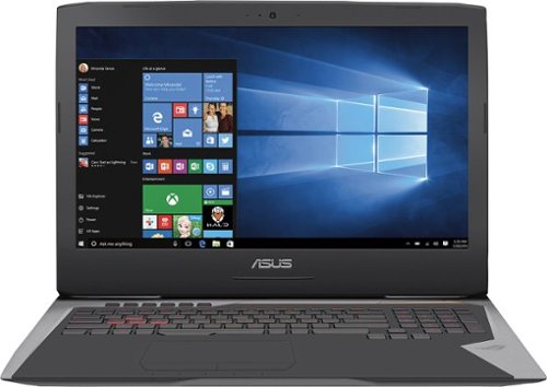  ASUS - ROG G752VS 17.3&quot; Laptop - Intel Core i7 - 16GB Memory - NVIDIA GeForce GTX1070 - 512GB Solid State Drive + 1TB HDD - Silver and Copper