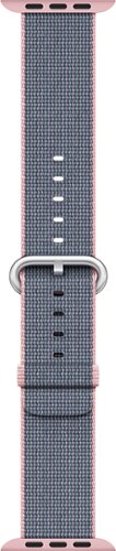  Woven Nylon for Apple Watch 38mm - Light Pink/Midnight Blue