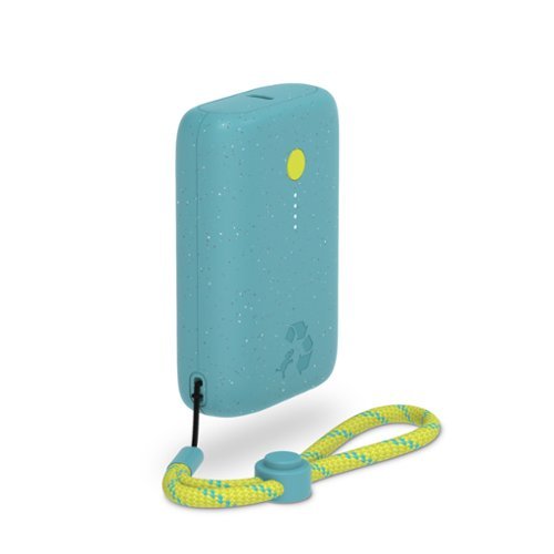 Nimble - Champ 10K USB-C Portable Charger, 20W PD & QC 4.0 Fast Charging Power Bank, Dual USB-C Ports - Light Blue-Front_Standard 