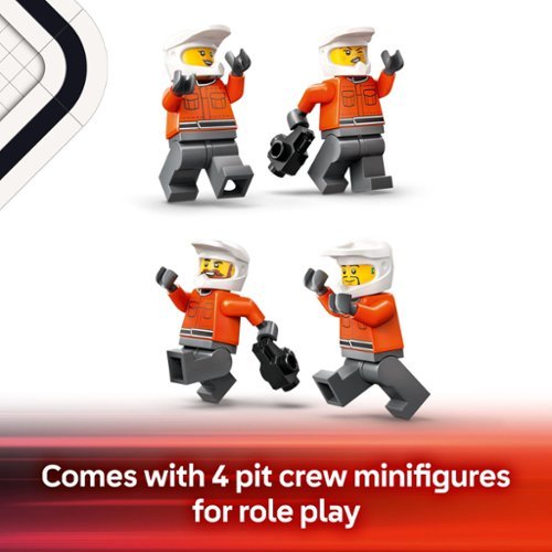LEGO City F1 Pit Stop & Pit Crew with Ferrari Car Toy 60443 HOW TO BUY