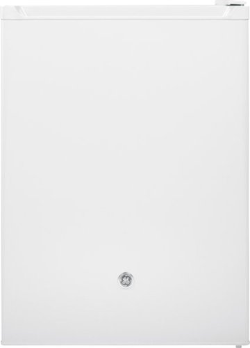 GE - Spacemaker 5.6 Cu. Ft. Mini Fridge - White on White-Front_Standard 