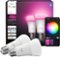 Philips - Hue Smart A19 E26 Bulb, 2pk - White and Color Ambiance-Front_Standard