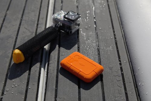 LaCie Rugged 4TB External USB-C, USB 3.2 Portable SSD with Rescue Data Recovery Services - Orange SHOP ONLINE