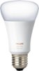 Philips - Hue A19 Smart LED Bulb - White and Color Ambiance-Front_Standard