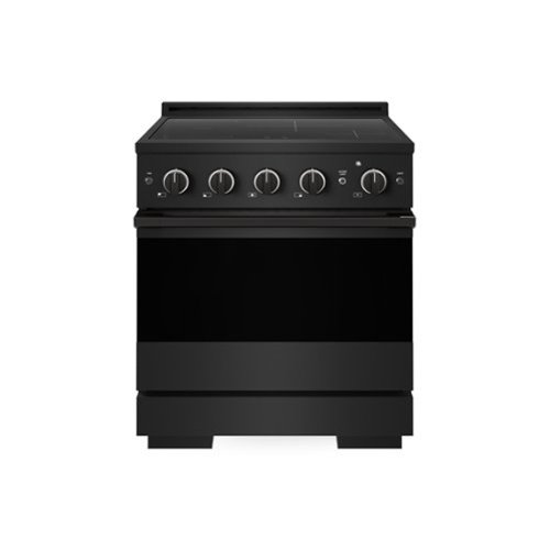 ZLINE - 30 in. 4.2 cu. ft. Marino Freestanding Induction Range with 4 Burners and Convection Oven - Black Stainless Steel