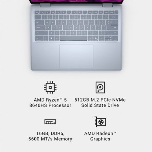 Dell Inspiron 14 2-in-1 FHD+ Touch Screen Laptop - AMD Ryzen 5 with 16GB Memory - 512GB SSD - Ice SHOP ONLINE