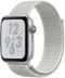 Apple Watch Nike+ Series 4 (GPS) 44mm Silver Aluminum Case with Summit White Nike Sport Loop - Silver Aluminum - (2015)-Left_Standard