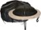 Fire Sense - Outdoor Round Fire Pit Cover For Patio Heaters Heavy Duty 10 Gauge Felt Lined Water - black-Front_Standard