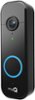 Chamberlain - myQ Video Doorbell | 2K Camera, Battery/Wired, Color Night Vision, Live View with 2-Way Talk, Motion Detection & Alerts - Black-Front_Standard