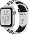 Apple Watch Nike+ Series 4 (GPS) 40mm Silver Aluminum Case with Pure Platinum/Black Nike Sport Band - Silver Aluminum - (2015)-Left_Standard