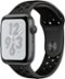 Apple Watch Nike+ Series 4 (GPS) 44mm Space Gray Aluminum Case with Anthracite/Black Nike Sport Band - Space Gray-Left_Standard 