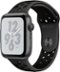Apple Watch Nike+ Series 4 (GPS) 44mm Space Gray Aluminum Case with Anthracite/Black Nike Sport Band - Space Gray - (2015)-Left_Standard