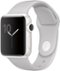 Apple Watch Edition 38mm White Ceramic Case White Sport Band - White - (2019)-Front_Standard