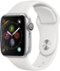 Apple Watch Series 4 (GPS) 40mm Silver Aluminum Case with White Sport Band - Silver Aluminum-Left_Standard