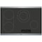 Bosch - 800 Series 30" Built-In Electric Cooktop with 4 elements and Frame - Stainless Steel-Angle_Standard