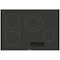 Bosch - 800 Series 30" Built-In Electric Cooktop with 4 elements - Black-Front_Standard