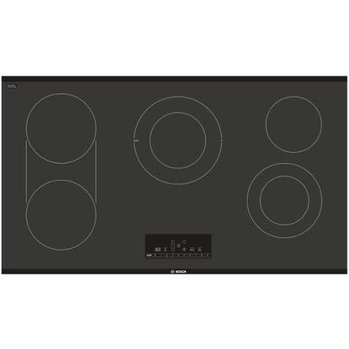 Bosch - 800 Series 36" Built-In Electric Cooktop with 5 elements - Black