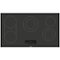 Bosch - 800 Series 36" Built-In Electric Cooktop with 5 elements - Black-Front_Standard
