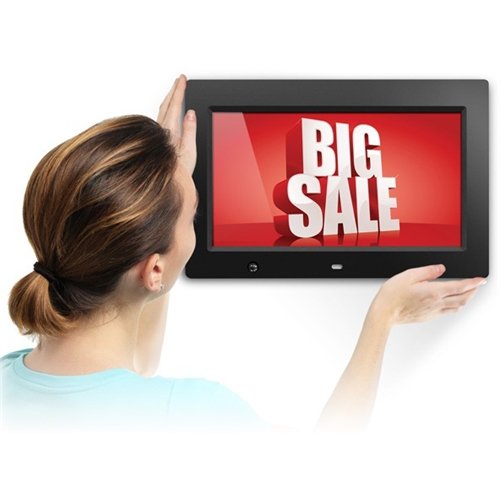 Aluratek ADMSF310F 10 Digital Photo Frame with Motion Sensor and 4GB Memory GLOBAL SHIPPING