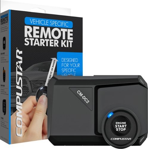  Compustar - 1-way Remote for Most Vehicles and Geek Squad® Installation