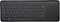 Microsoft - All-In-One Media Wireless Keyboard with Track Pad - Black-Front_Standard
