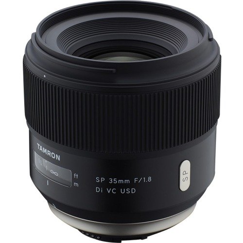 Tamron - SP 35mm f/1.8 Di VC USD Optical Lens for Nikon F - Black-Front_Standard 