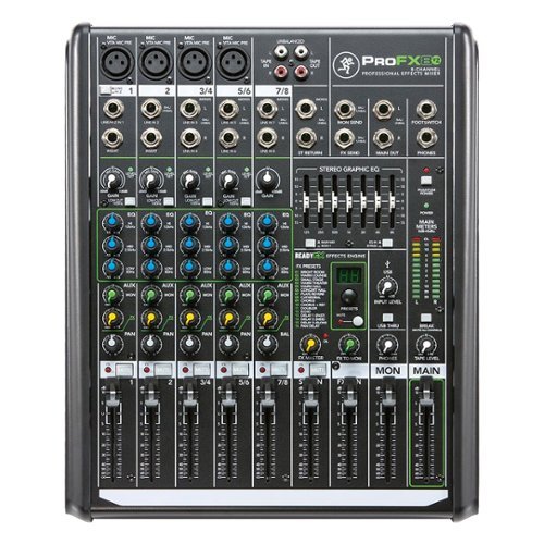  Mackie - ProFXv2 Series 8-Channel DJ Mixer