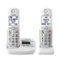 Panasonic - Easy-to-Use Cordless Phone with Flashlight and Quick-Touch Dialing - KX-TGU4 Series - White-Front_Standard