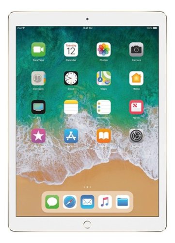  Apple - 12.9- Inch iPad Pro with Wi-Fi + Cellular - 128 GB (AT&amp;T) - Gold