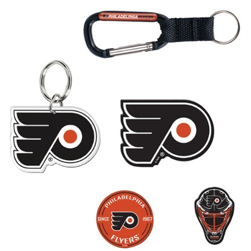 WinCraft - Philadelphia Flyers 5-Pack Key Ring and Fridge Magnet Set - Multicolor-Front_Standard 