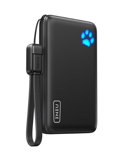 INIU - Portable Charger, Compact 10000mAh PD 22.5W Power Bank for iPhone, Samsung etc - Black